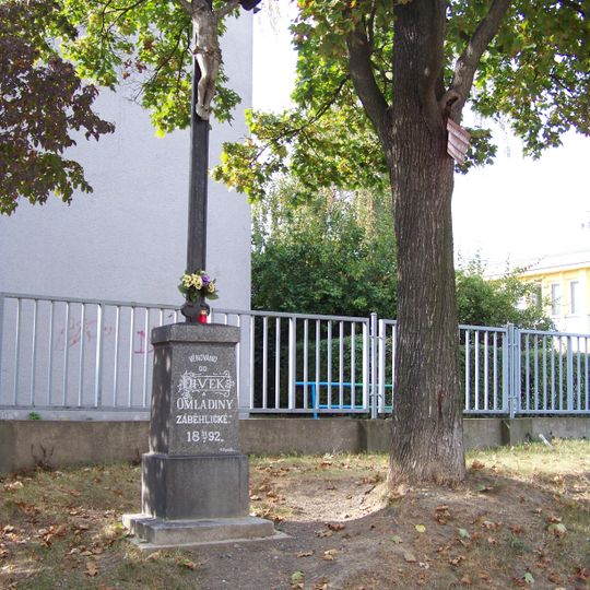 Kříž v ulici U Zahradního Města v Záběhlicích