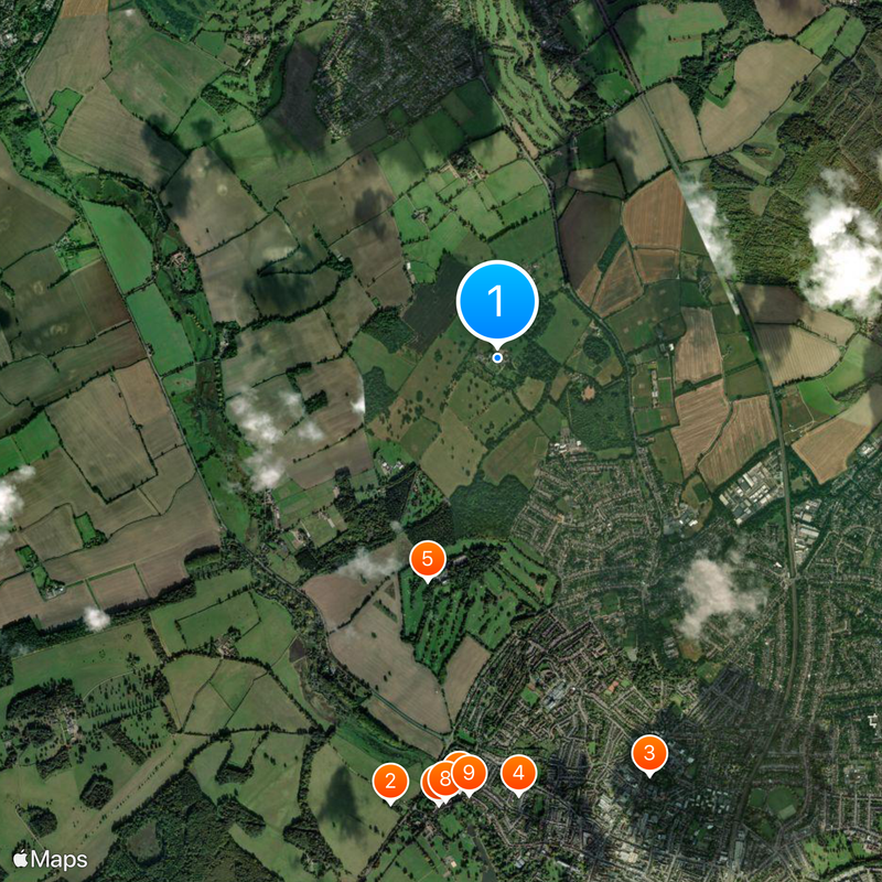 Childwickbury Manor Mapa