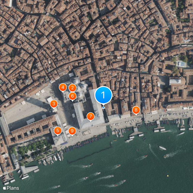 Pont des Soupirs Carte