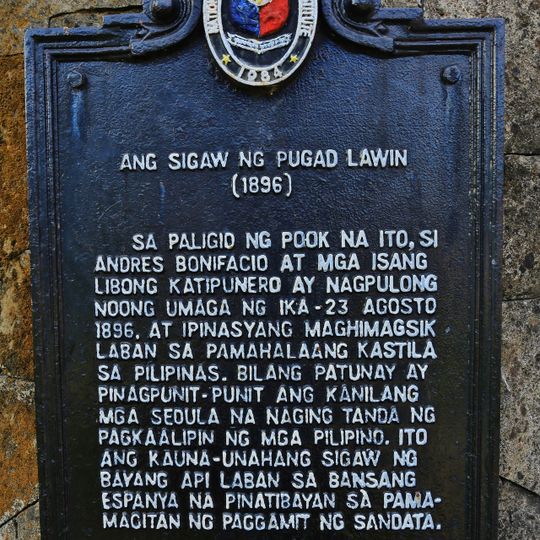 The Cry of Pugad Lawin historical marker