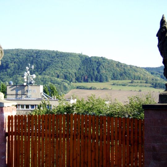 Sochy svatého Floriána a svatého Vendelína