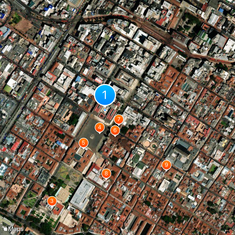 Palace of Justice of Colombia Map