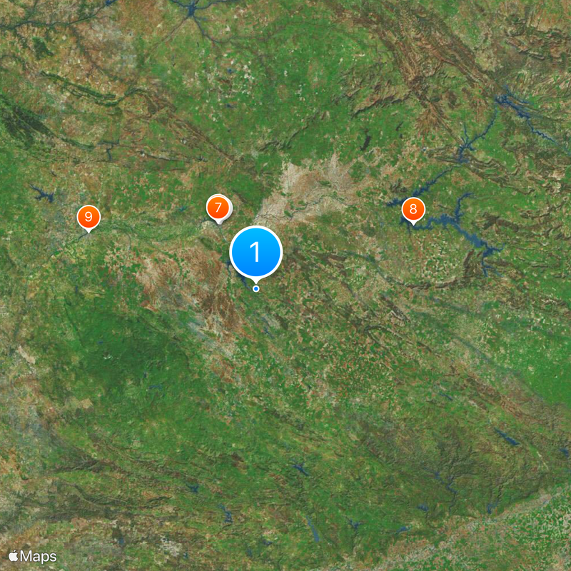 Provinz Badajoz Karte