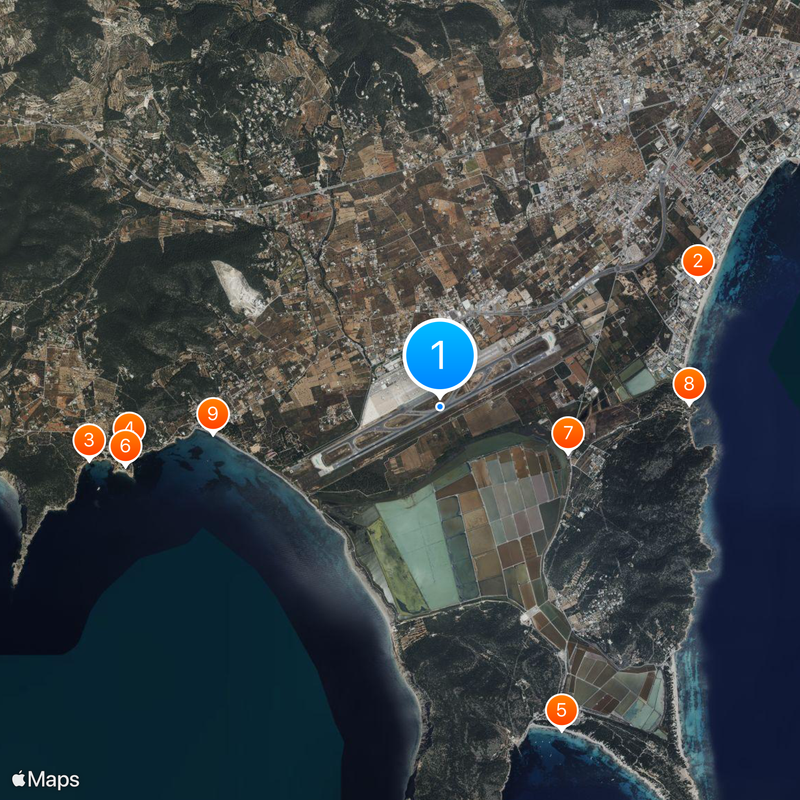 Ibiza Airport Map