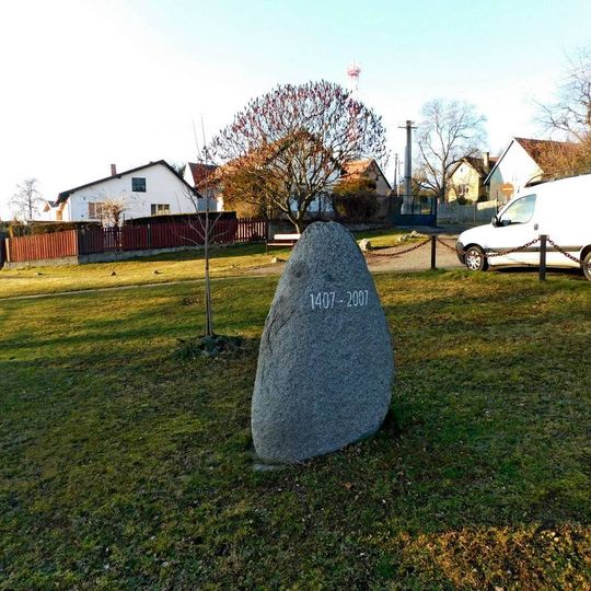 Památník 600 let od první zmínky o Klokočné