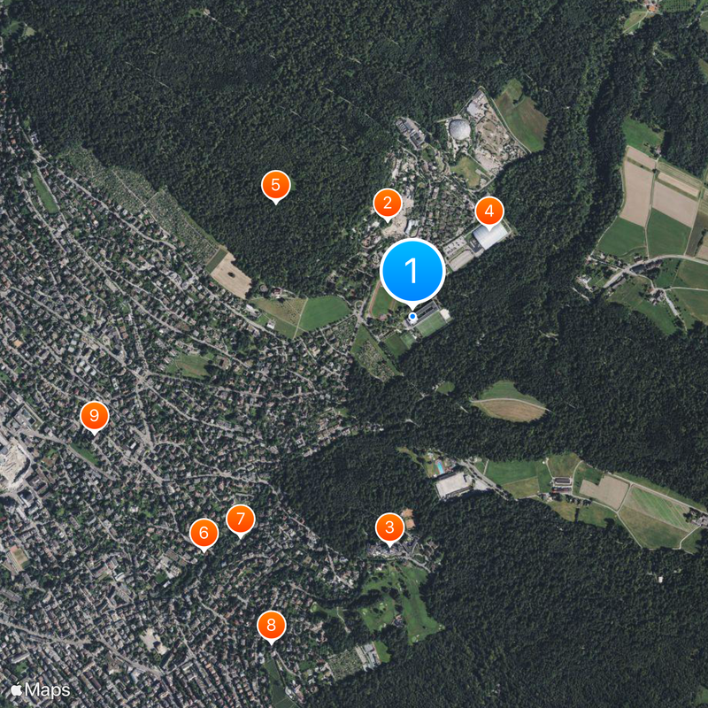 FIFA headquarters Mapa