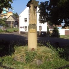 Statue of Jan Hus in Horní Police