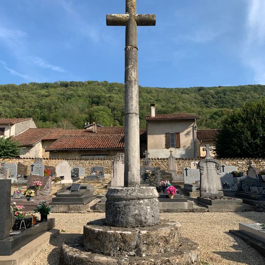 Cemetery cross of Cuisiat