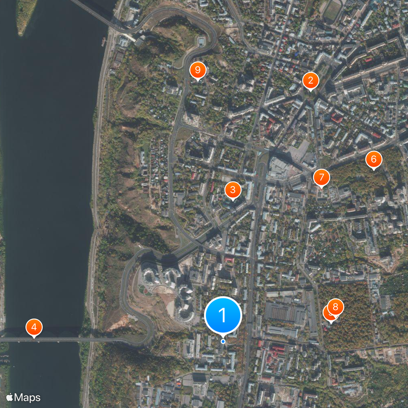N. I. Lobachevsky State University of Nizhny Novgorod Map