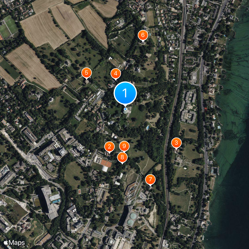 Château Rothschild and its outbuildings Map