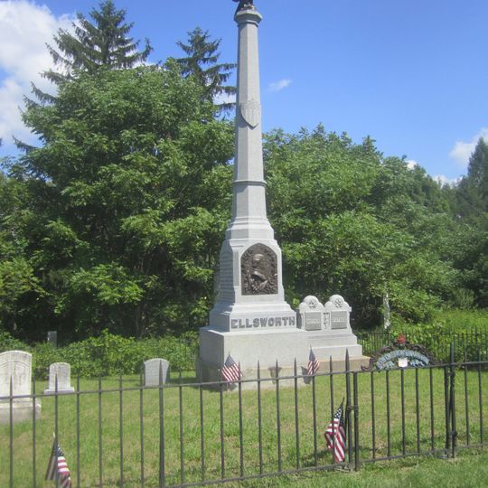Col. Elmer E. Ellsworth Monument and Grave
