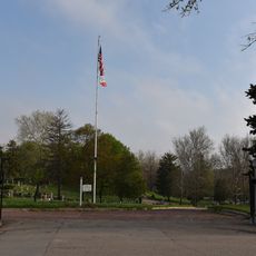 Forest Cemetery Entrance