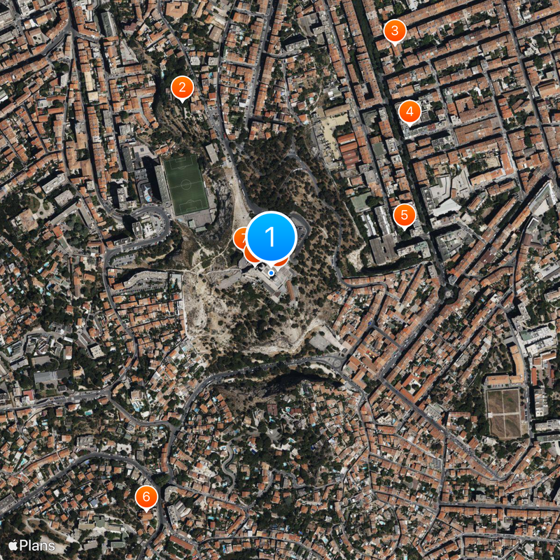 Notre-Dame de la Garde Map