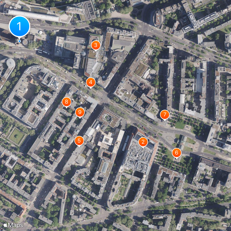 Kaiser-Wilhelm-Gedächtniskirche Map