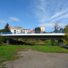 Most Nábřežní ulice přes Ploučnici v Benešově nad Ploučnicí