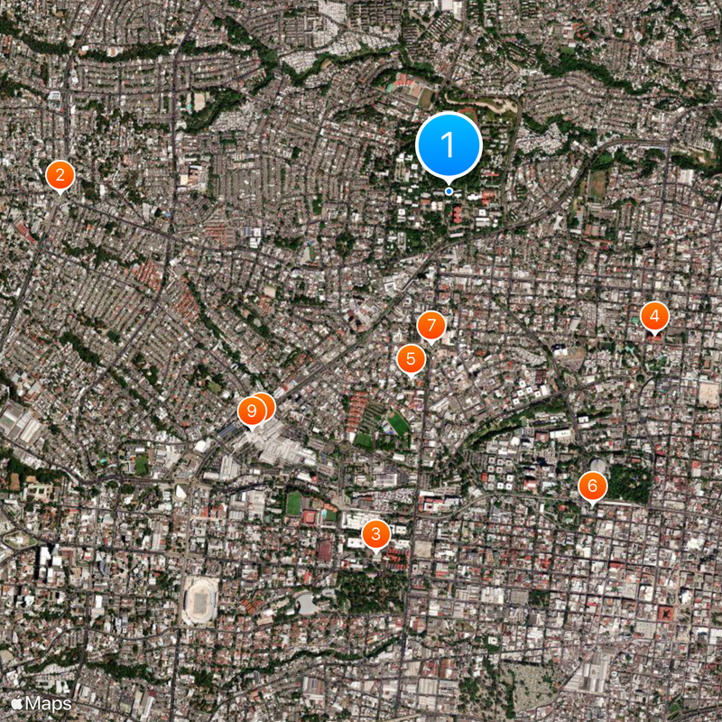 University of El Salvador Map