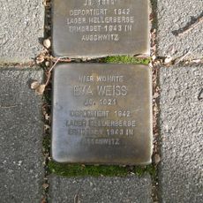 Stolperstein dedicated to Eva Weiss