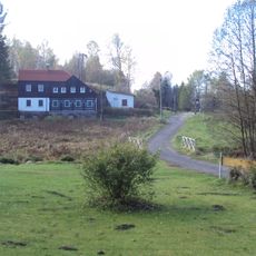 Most místní komunikace přes bezejmenný potok v Kytlicích, severozápadně od domu Falknov čp. 63