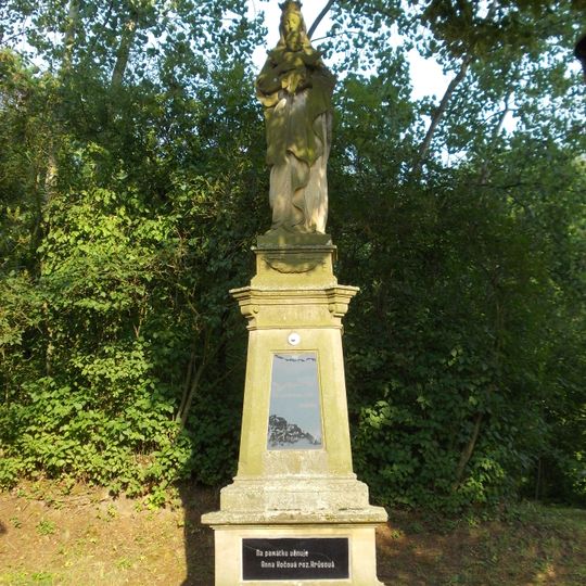 Statue of Virgin Mary in Cidlina