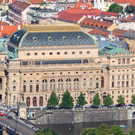 Main building of the National Theatre in Prague