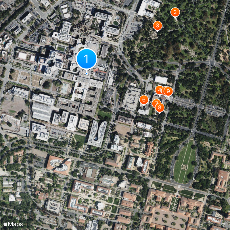 Stanford University Medical Center Map