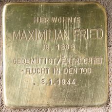 Stolperstein en memoria de Maximilian Fried