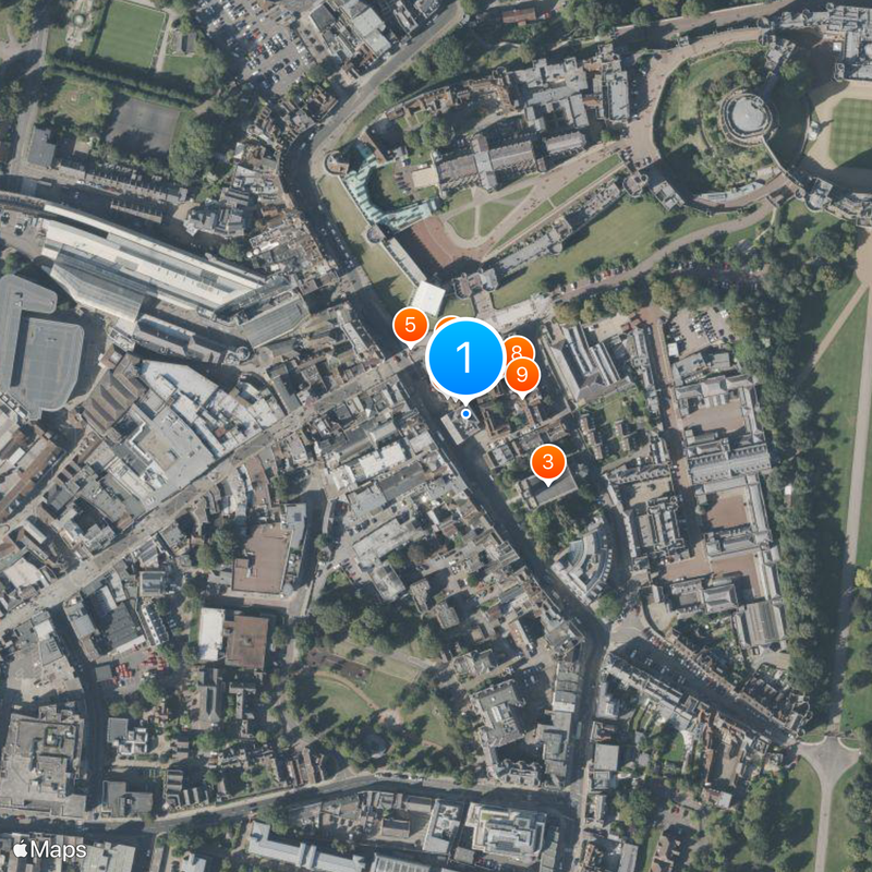 Windsor Guildhall Mappa