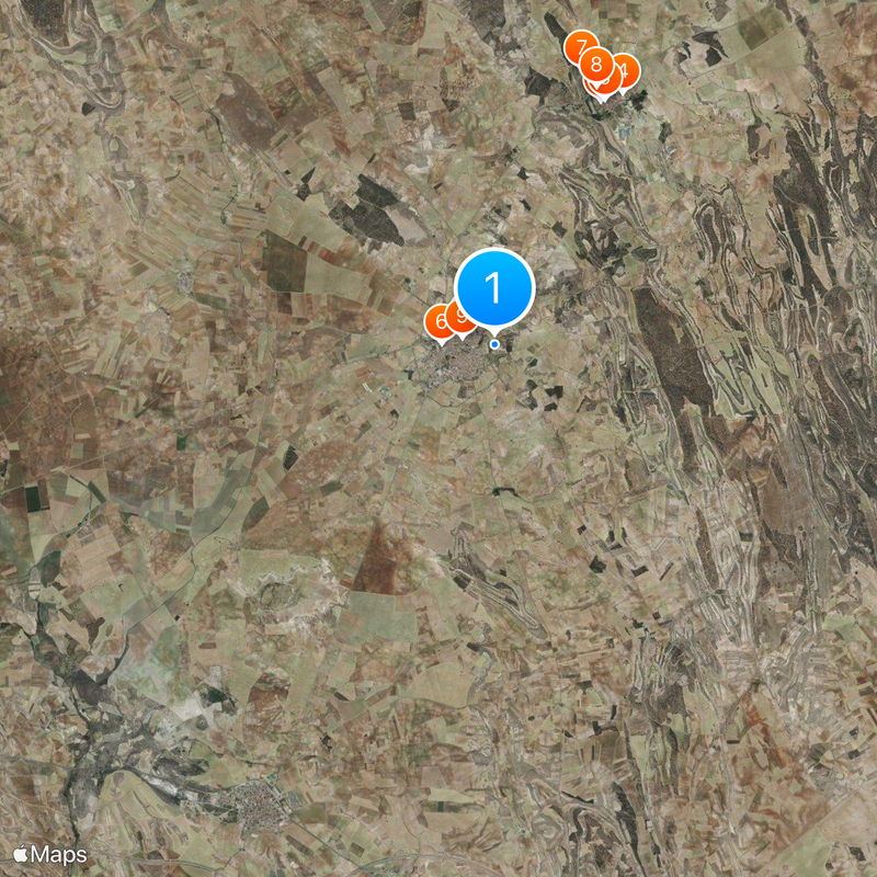 Castillo de Belmonte Mappa