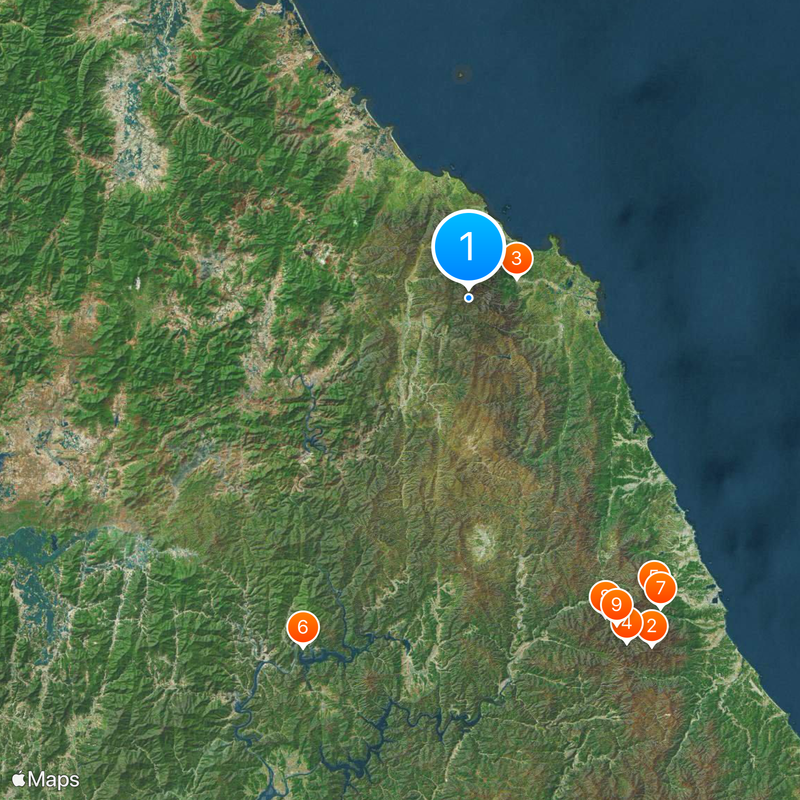 Góry Diamentowe Mapa