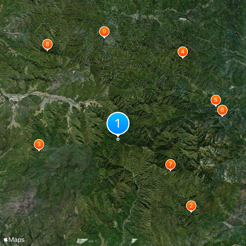 Mount Kobushi Map