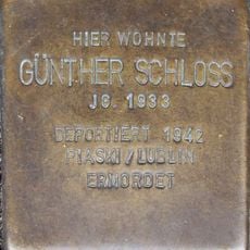 Stolperstein en memoria de Günther Schloss