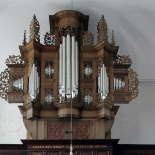 Pipe organ of Pilsumer Kreuzkirche