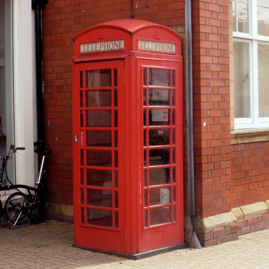 K6 Telephone Kiosk Outside Midland Bank