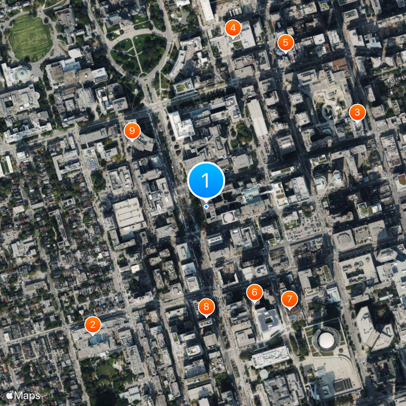 Hospital for Sick Children Map