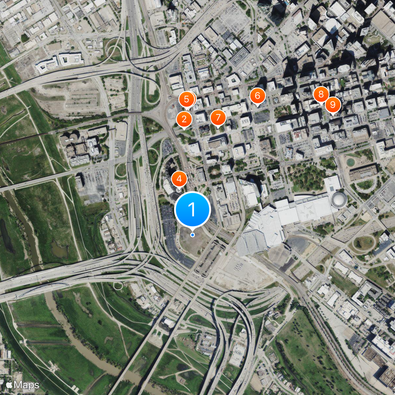 Reunion Arena Map