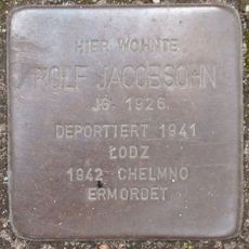 Stolperstein en memoria de Rolf Jacobsohn