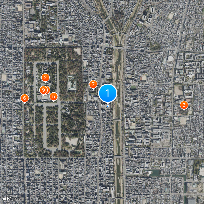 Kyoto Prefectural University of Medicine Map