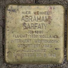 Stolperstein für Abraham Sarfaty