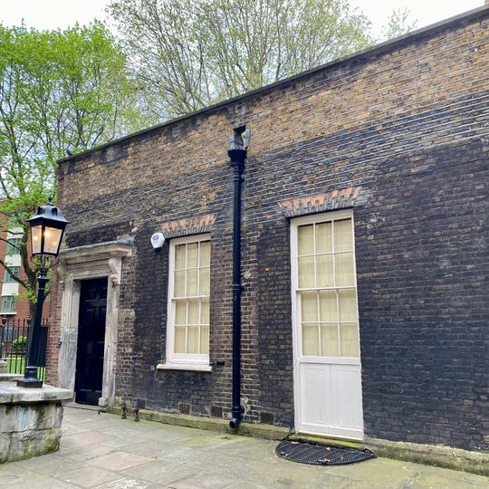St Giles Vestry Rooms And Attached Wall With Lamp South West Of Church