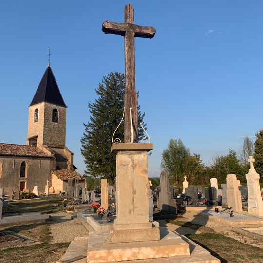 Cemetery cross of Saint-Étienne-sur-Reyssouze
