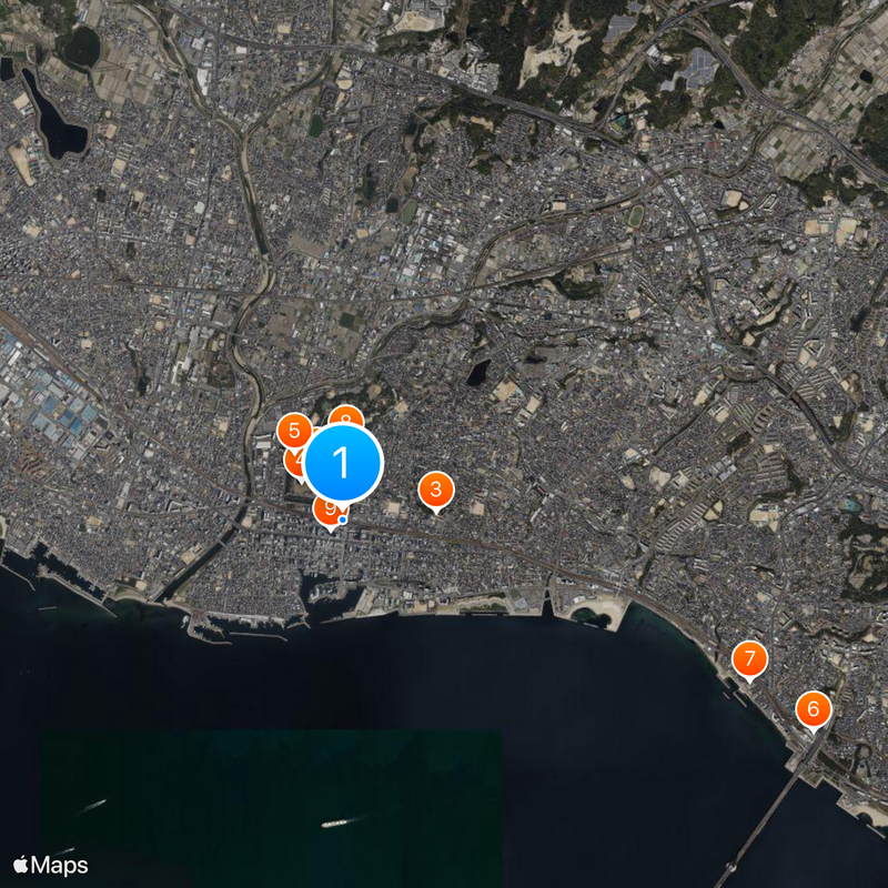 Akashi Station Map