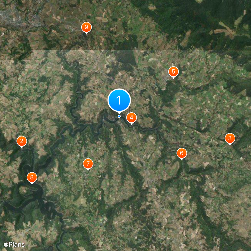 Garabit-Viadukt Karte