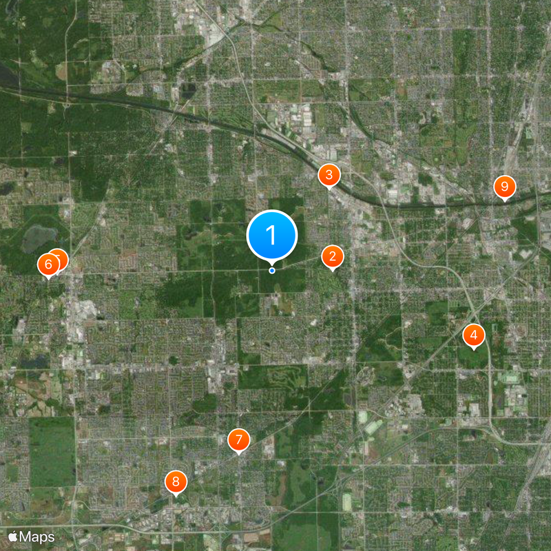 Bachelor's Grove Cemetery Map