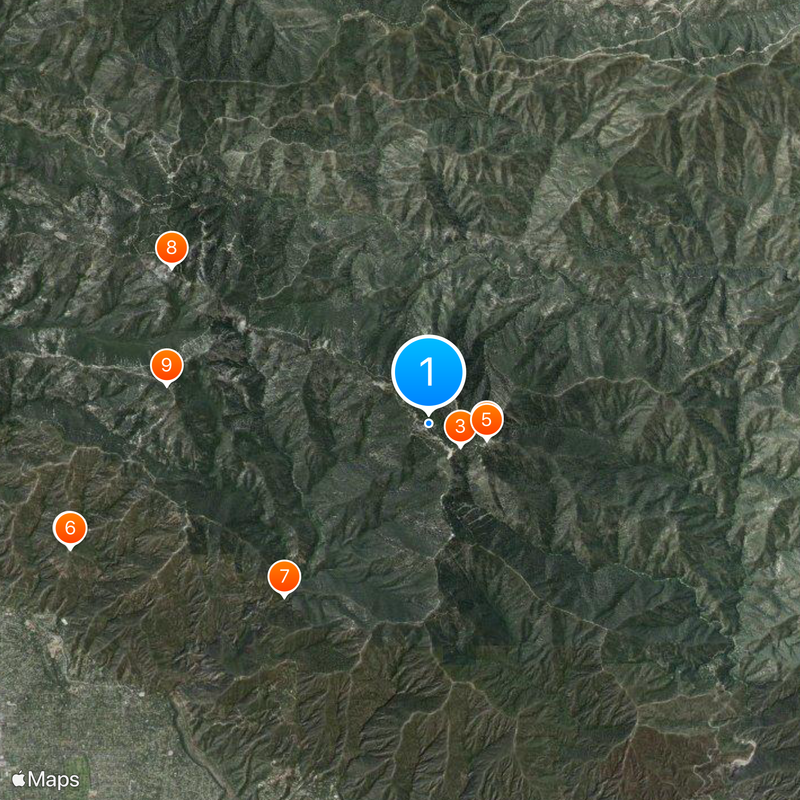 KIIS-FM Map