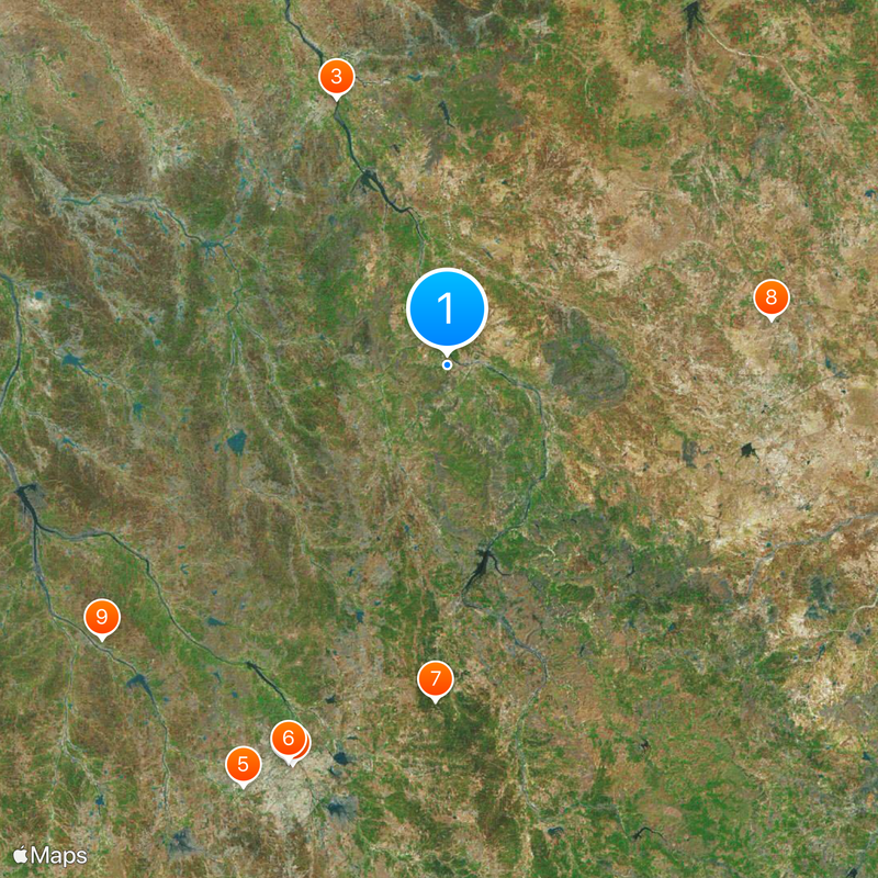 Ranjit Vilas Palace Mapa