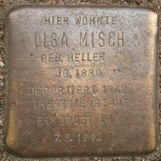 Stolperstein dedicated to Olga Misch