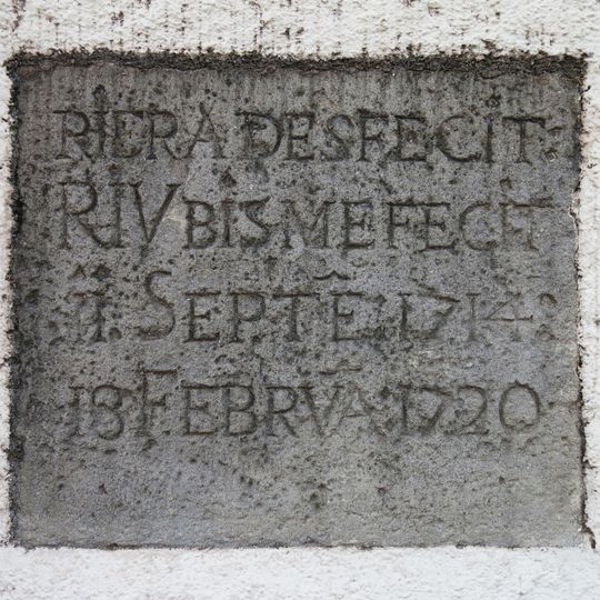 Lápida conmemorativa en Alella