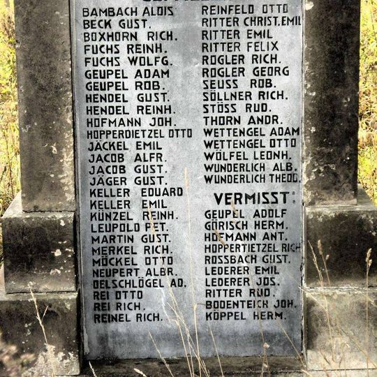 Pomník padlým v Trojmezí