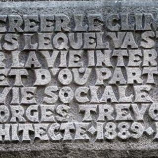 Georges Trévoux memorial plaque