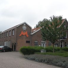 Factory building and house